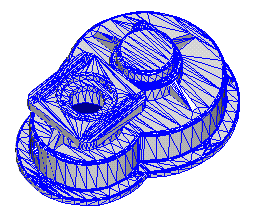 Pro/ENGINEER SLA Surface Image for Input to Rapid Prototyping